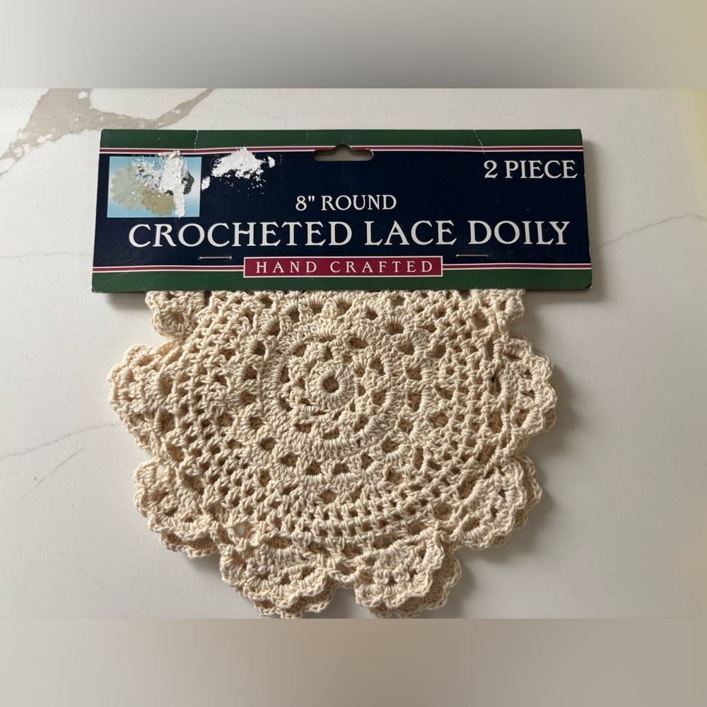 8” Crocheted Lace Doily